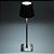 Abajur Luminária Mesa 3 Cores Led USB Elegance 9,5x38 Touch - Imagem 4