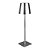 Abajur Luminária Mesa 3 Cores Led USB Elegance 9,5x38 Touch - Imagem 1