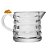 Leiteira Little Bee 300ml Cristal Resistente Abelha Colmeia - Imagem 2