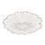 Mini Travessa Petisqueira De Vidro Margarida 13cm Lyor - Imagem 1