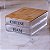 Porta Frios Vidro E Tampa Bambu 20x15x8cm De Mesa Servir - Imagem 1