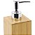 Porta Sabonete Liquido Bambu Dispenser Bancada Pump Prata - Imagem 5
