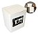 Lixeira 5L De Pia Bancada 20x 17,5x 21,5cm Com Tampa - Imagem 3