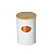 Porta Café Canister Com Tampa Bambu Pote Mosaic Aço 300g - Imagem 1