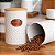 Porta Café Canister Com Tampa Bambu Pote Mosaic Aço 300g - Imagem 5
