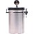 Porta Café Tampa Hermética Pote Em Inox Colher 30g E Data - Imagem 4