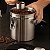 Porta Café Tampa Hermética Pote Em Inox Colher 30g E Data - Imagem 1