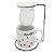 Caneca com Suporte Inox com Coador de Pano de Café Poa Mini Dots - Imagem 1