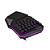 Teclado Gamer 1 Mão Warrior Drugi One Hand com Led - Imagem 2