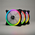 Kit Cooler para Gabinete BrazilPC BPC-KCL-SLIM-ARGB – 3 Coolers Slim 120mm com ARGB e Controle Remoto - Imagem 1