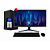 Computador Completo Intel Core i7 4ª Geração | 8GB RAM | SSD 256GB | Monitor 20” | 75Hz - Imagem 1