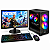 PC Gamer Completo Ryzen 5 1600 | RX 580 8GB | 16GB RAM | SSD 480GB | Monitor 19” - Imagem 1