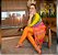 Legging Trip Trilobal Forrada Mango - Imagem 3
