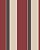 Papel de Parede estilo Listrado Vermelho, Bege e Marrom - Imagem 1