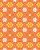 Papel de Parede Damask Orange - Imagem 1