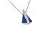 Colar Feminino Nossa Senhora Aparecida Prata Pura 925 19 mm - Imagem 1