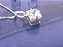 Pingente Prata 925 Feminino Ponto Luz Quadrado Zirconia 6 mm - Imagem 3