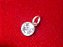 Pingente Prata 925 Feminino Ponto Luz Redondo Zirconia 6 mm - Imagem 3