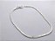 Pulseira Feminina Luxo Joia de Prata Lisa 925 Maciça 19 cm - Imagem 3