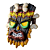 Mascara UKA UKA - Crash Bandicoot Decoração/Quadro geek - Imagem 1