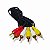 Cabo 3 Rca X 3 Rca 1,8mt Xc-Rca3 - Imagem 2