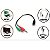 Cabo Adaptador Headset P/ Fone Xc-Adp-21 - Imagem 4