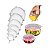TAMPA DE SILICONE C/6 PCS 6,5/9,5/11,5/14/16/19,5CM NA CAIXA RMI7667 RIO MASTER - Imagem 5