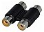 Conector 2 Rca Femea + 2 Rca Femea LE-5582 - Imagem 1