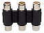 Conector 3 Rca Femea + 3 Rca Femea LE-5583 - Imagem 3