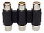 Conector 3 Rca Femea + 3 Rca Femea LE-5583 - Imagem 3