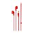 Fone De Ouvido Earphone Play Vermelho Ph315 - Imagem 2