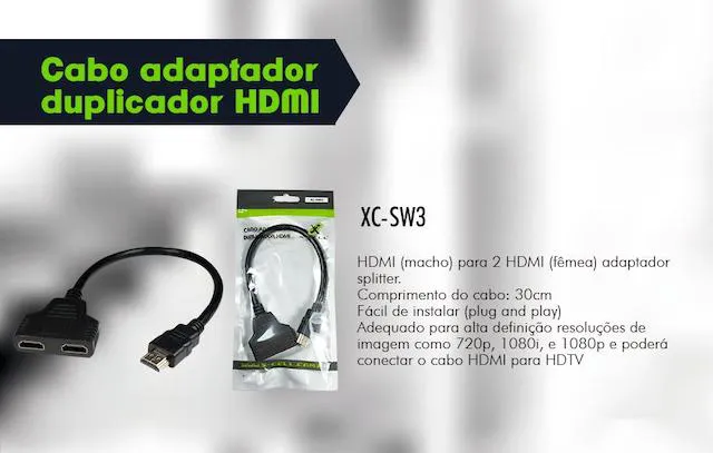 Cabo Adaptador Duplicador Xc-Sw3 - Imagem 3