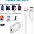 Carregador de Celular C/1 Entrada Usb-C e Cabo Usb-C x Lightning LE-357 IOS - Imagem 6