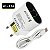 Carregador de Celular Com 2 Entradas Usb e Cabo Type-C LE-481TYPEC - Imagem 3