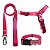 Kit peitoral anti puxão - degradê rosa - Imagem 1