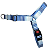 KIT ANTI PUXÃO - LISTRAS AZUL - Imagem 2