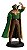 Boneco DC  Ra's Al Ghul ED 26 Eaglemoss - Imagem 1