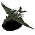 Miniatura Nave Star Trek Picard Romulan Warbird - ED 10 Eaglemoss - Imagem 1