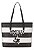 Bolsa Mickey Mouse Disney Listrada Preto e Branca Luxcel - Imagem 1