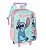 Mochila Alça e Rodas Stitch Verde Luxcel - Imagem 1