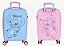 Mala De Viagem Rodinha Pequena Bordo Stitch Azul e Rosa - Imagem 1