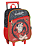 Mochila de Rodinhas Enaldinho Vermelha Luxcel - Imagem 1