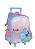 Mochila Alça e Rodas Angel e Stitch Roxa Luxcel - Imagem 1