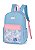 Mochila Juvenil Costa Stitch Azul Claro Luxcel - Imagem 1