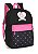 Mochila De Costas Amigos Hello Kitty My Melody Preto Luxcel - Imagem 1