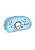 Estojo Escolar 1 Divisória Cinnamoroll Fone Azul Luxcel - Imagem 1