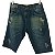 Bermuda Masculina Jeans Rasgada e Puída 100% Algodão - Imagem 1