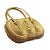 Bolsa Retangular de Capim Dourado com Círculos Trançados com Palha Clara - Imagem 2