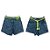 Short Curto Feminino Jeans Claro Lavado com Torçal e Pesponto Verde Limão 100% Algodão - Imagem 2