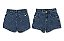 Short Curto Jeans Prime Lavado 100% Algodão - Imagem 1